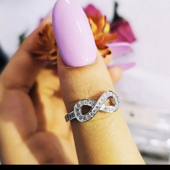 Sterling silver Simulated diamond - Picture 1 of 5